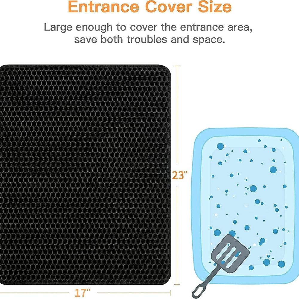 Honeycomb Cat Litter Trapping Mat — image 4