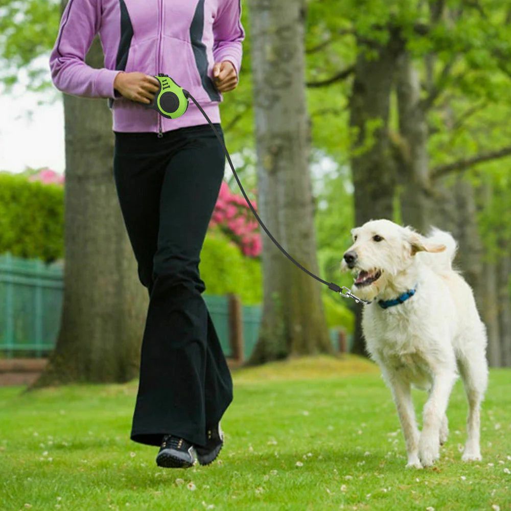 Retractable Dog Leash with One-Touch Brake & Lock — image 5